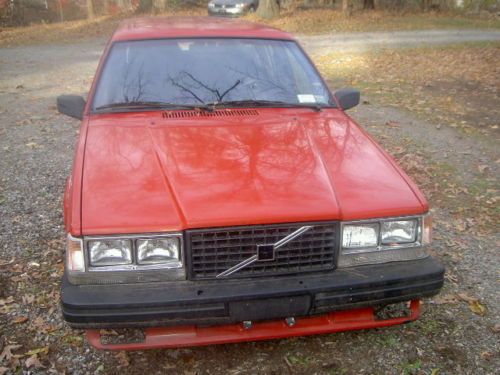 1988 volvo 740 gle wagon 4-door 2.3l turbo red low miles 117k cargo