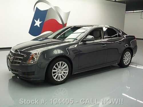 2010 cadillac cts sedan auto leather alloy wheels 12k!! texas direct auto