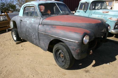 1950 plymouth business coupe, camaro clip california rust free car no reserve