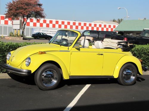 1979 volkswagon beetle convertible