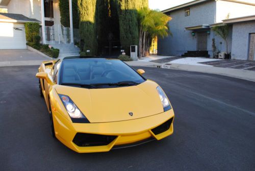 Immaculate lamborghini gallardo spyder e-gear carbon lp bumper,camera ,pionneer