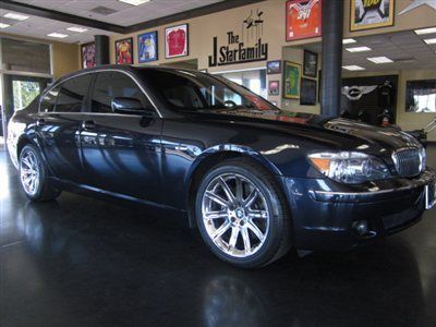 2006 bmw 750i blue navigation