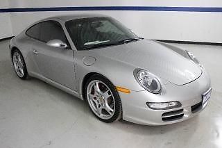 07 porsche 911 coupe carrera s manual transmission, nav and a roof, clean car