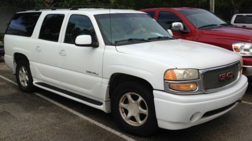 2001 gmc yukon xl 1500 denali awd long wheel base third row luxury suv