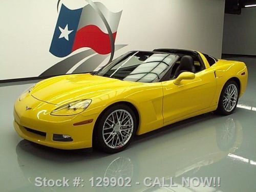 2008 chevy corvette 6.2l v8 6-spd targa top leather 20k texas direct auto