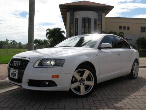 2008 audi a6 3.2 navigation premium package s-line pkg heated seats bose xenons