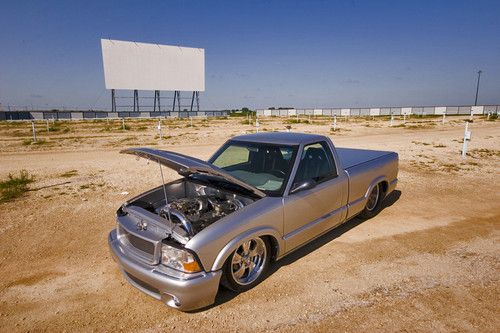 Pro street pro touring air ride minitruck sonoma s-10 tpi 383 show magazine drag