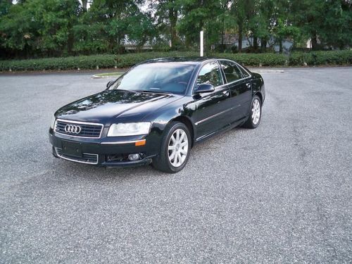 2005 audi a8 4.2l v8,awd,gr8 color,nav,snrf,lthr,htd sts,xenon,$99 no reserve