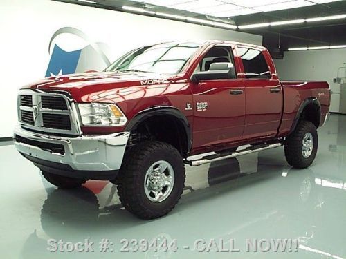 2012 dodge ram 2500 hd crew 4x4 h.o. diesel lifted 39k texas direct auto