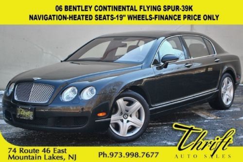 06 bentley continental flying spur-39k-navigation-heated seats-19 wheels