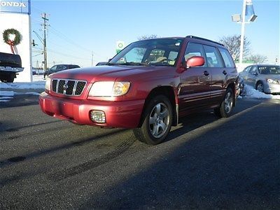 01 subaru forester awd s 2.5l sunroof no reserve