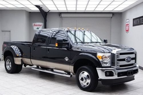 2011 ford f350 diesel 4x4 dually lariat fx4 navigation sunroof heated leather