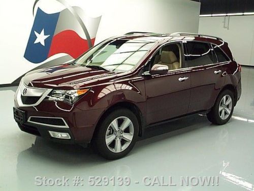 2012 acura mdx sh-awd tech sunroof nav rear cam dvd 34k texas direct auto