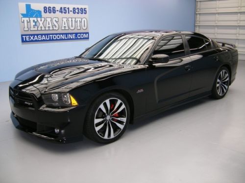 We finance!!!  2012 dodge charger srt-8 470 hp 6.4l hemi roof nav 13k texas auto