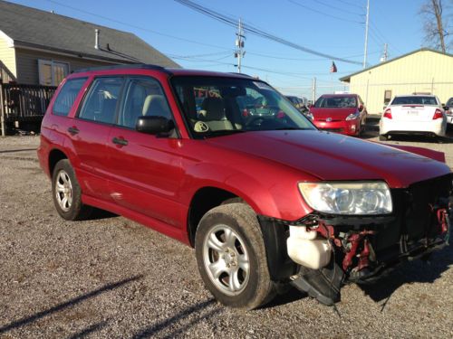 2007 subaru forester ,salvage title ,,,nice