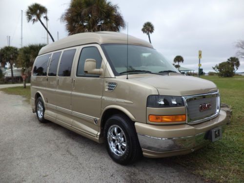 Incredible 2012 gmc savanah explorer conversion van! loaded! only 8k miles!