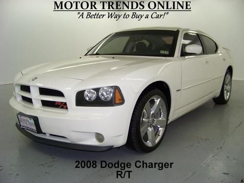 Rt r/t hemi 5.7 navigation htd seats chrome 20s spoiler 2008 dodge charger 46k