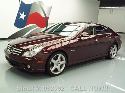 2007 mercedes-benz cls63 amg sunroof vent seats nav 52k texas direct auto