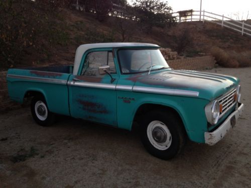 *** ALL ORIGINAL 1966 D100 SHORTBED HOTROD SHOP TRUCK ***, image 2