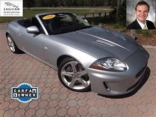 2010 jaguar xk 2dr conv xkr supercharged, navigation, bluetooth, heated leather