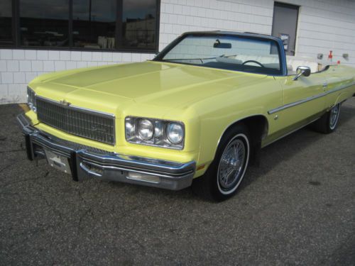 1975 chevrolet caprice classic convertible 2-door 7.4l