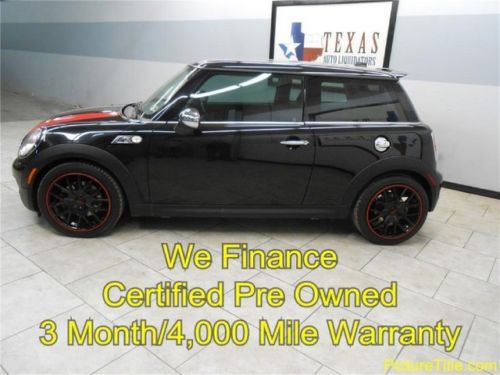 10 mini cooper s sport 6 speed leather cpo warranty we finance texas