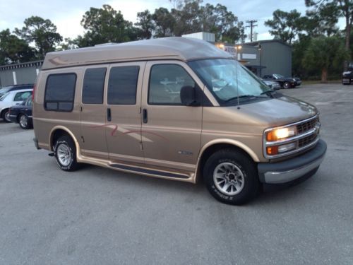 Chevy express conversion w/ high top === florida unit == no reserve!