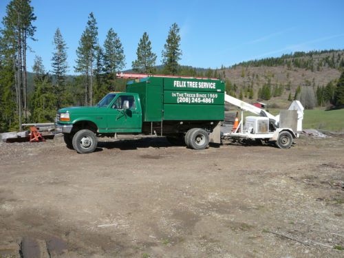 Ford F47 Chip Truck with Dump, 4-wheel drive,, US $7,500.00, image 5