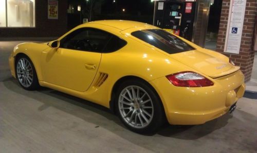 2008 porsche cayman s hatchback 2-door 3.4l bright yellow!