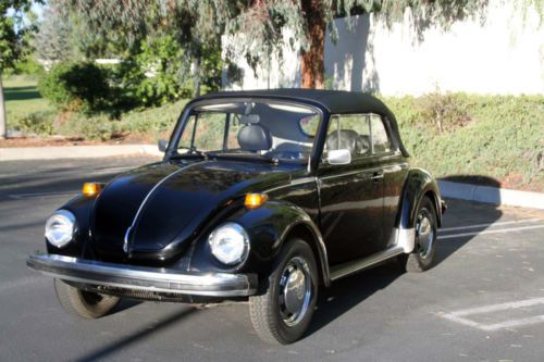 1979 volkswagen beetle base convertible 2-door 1.6l