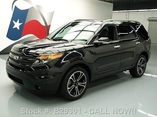 2013 ford explorer sport ecoboost 4x4 htd leather 18k! texas direct auto