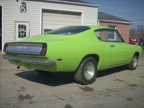 1969 plymouth barracuda base 5.2l