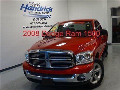Red 2008 dodge ram 1500, 2wd, low reserve, quad cab, ask about financing