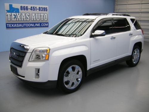 We finance!!!  2010 gmc terrain slt-2 roof nav heated leather onstar texas auto