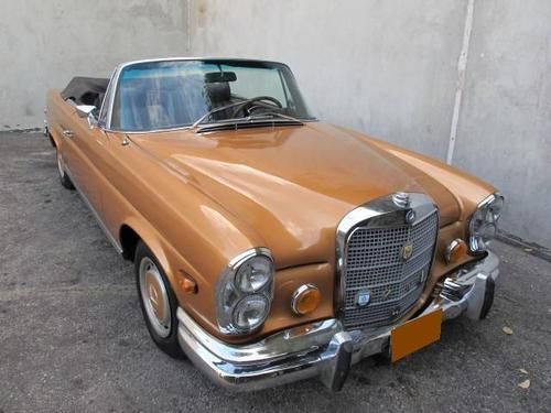 1969 mercedes benz 280se cabriolet