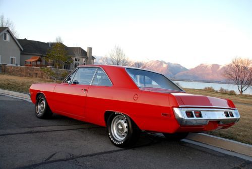 1972 dodge dart swinger 340 - hemi orange no reserve sale