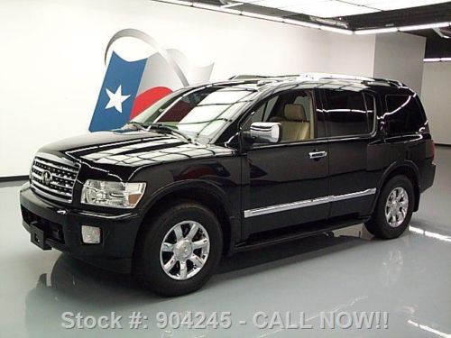 2008 infiniti qx56 4x4 sunroof nav dvd rear cam 76k mi texas direct auto