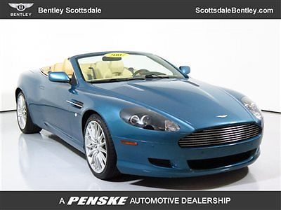 07 aston martin db9 volante 11k miles gps htd seats sport wheels park sensors