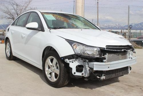 2013 chevrolet cruze lt damaged rebuilder runs! low miles fuel efficient l@@k!!