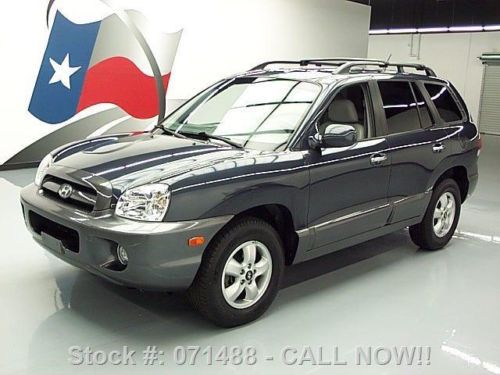 2006 hyundai santa fe ltd htd leather roof rack 35k mi texas direct auto