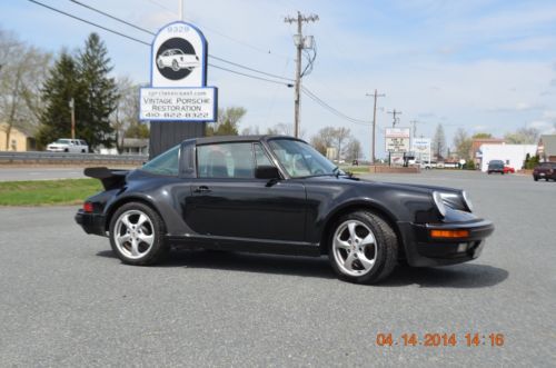 1987 porsche 911sc targa, triple black