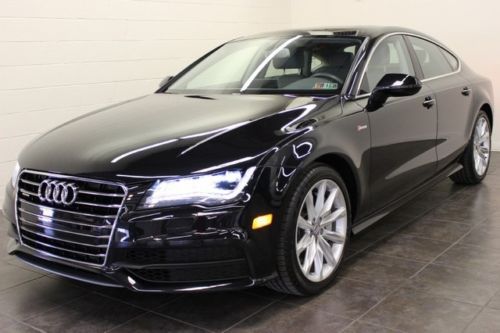 13 audi prestige a7 v6 superchaged awd nav sport heated cooled leather rear cam