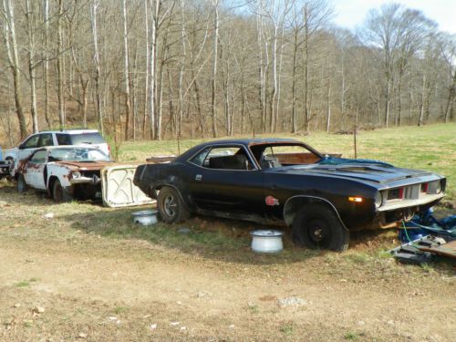 1973 plymouth barracuda 2-340 cars 1-318 car 3 car package deal