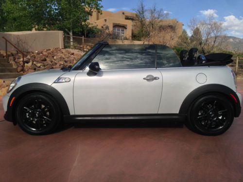 2012 mini cooper s convertible brand new brakes &amp; run-flat tires