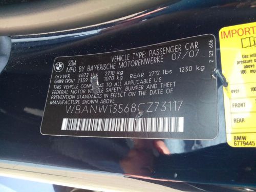 2008 BMW 535I w/ TURBOCHARGED, KEYLESS ENTRY, 18' WHEELS, ROOF, LOW MILES!!!, US $17,995.00, image 37
