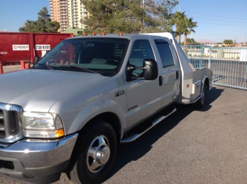 Ford f-350 f350 diesel dually crew cab western hauler gooseneck 5th wheel hitch