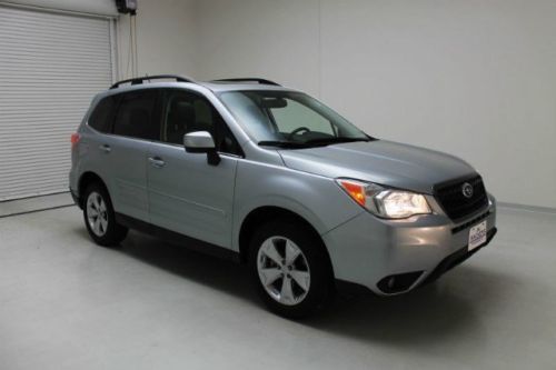 2014 subaru forester  - 1 owner, awd, backup camera, heated leather, moonroof