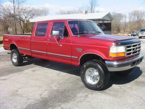 97 ford f350 crew xlt 7.3 powerstroke diesel, mint!