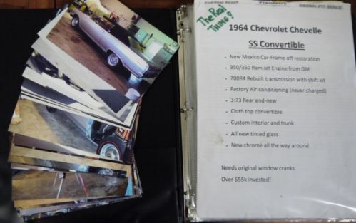 True 1964 SS Chevrolet Chevelle Malibu Conv Resto Mod Rotisserie Restoration!, US $44,995.00, image 49