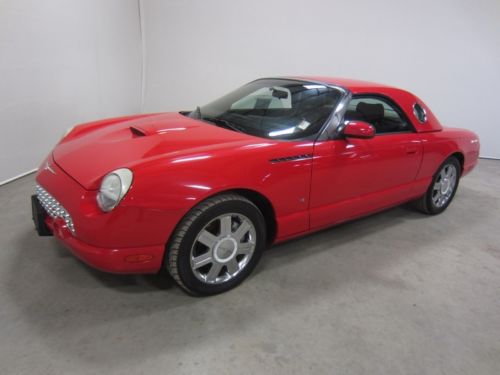 2004 ford thunderbird 3.9l v8 convertible leather hardtop 80pics